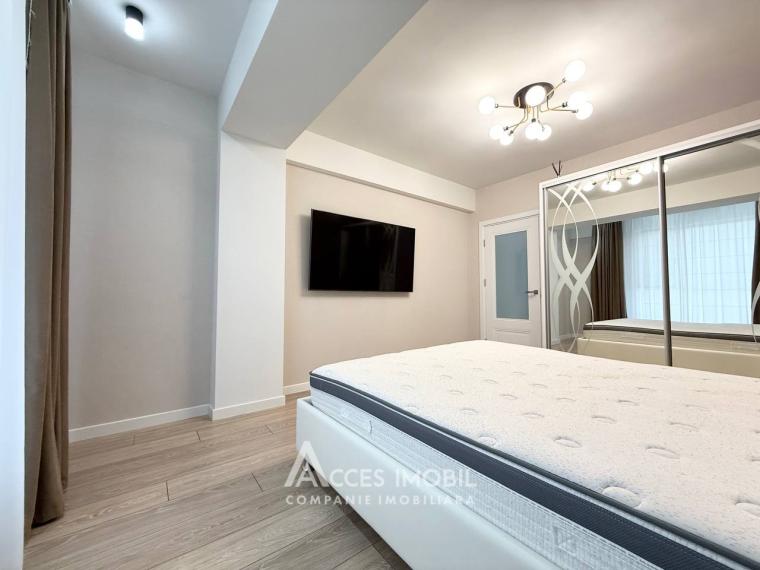 Chirie! Bloc Nou! Centru, str. C. Vârnav, 2 camere + living. Euroreparație!: 5