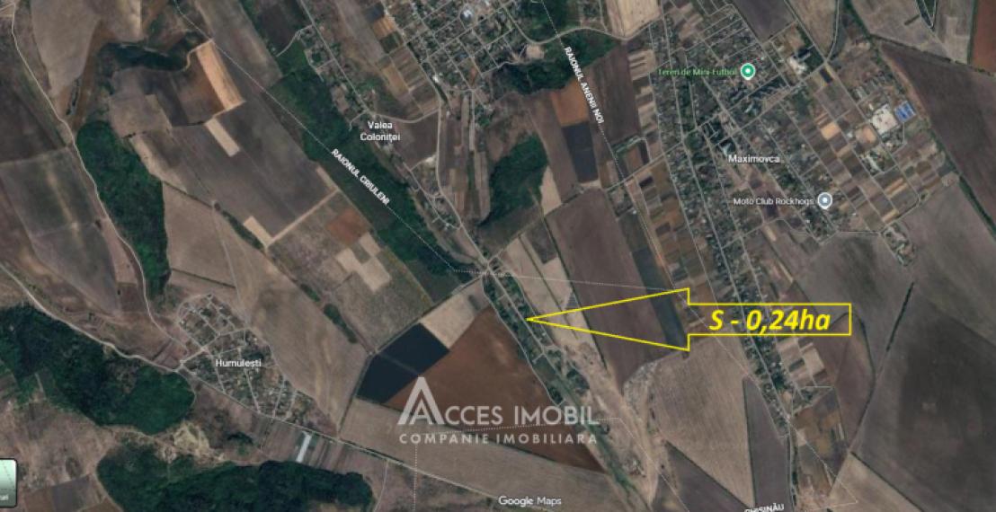 Lot of agricultural land, 24 aries. Dolinnoe commune, Valea Colonitei village!: 7