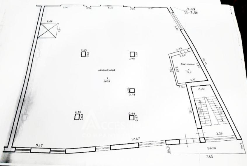 Spațiu Comercial! Râșcani, str. Feredeului, 1260m2 + 5 ari. Euroreparație!: 21