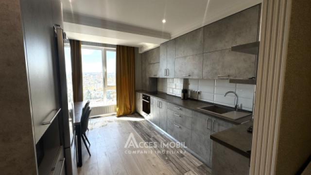 Chirie! Bloc Nou! str. B. P. Hașdeu, Centru, 1 cameră + living. Reparație Premium!: 1