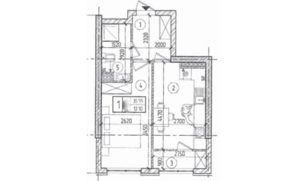 SKyHouse! Ботаника, ул. Четатя Албэ, 1 комнатa! Белый Вариант!: 1