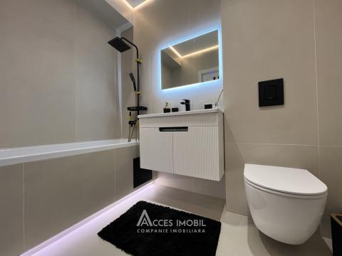 New Block! Durlesti, Atelierilor street, 2 rooms + living! Euro repair!: 11