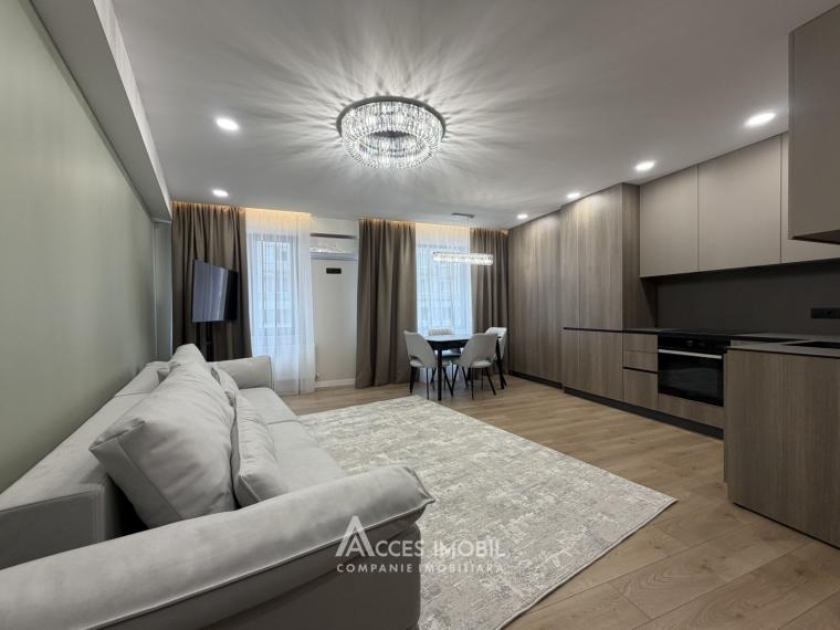 Chirie! Bloc Nou! str. Lev Tolstoi, Centru, 2 camere + living. Euroreparație!: 3