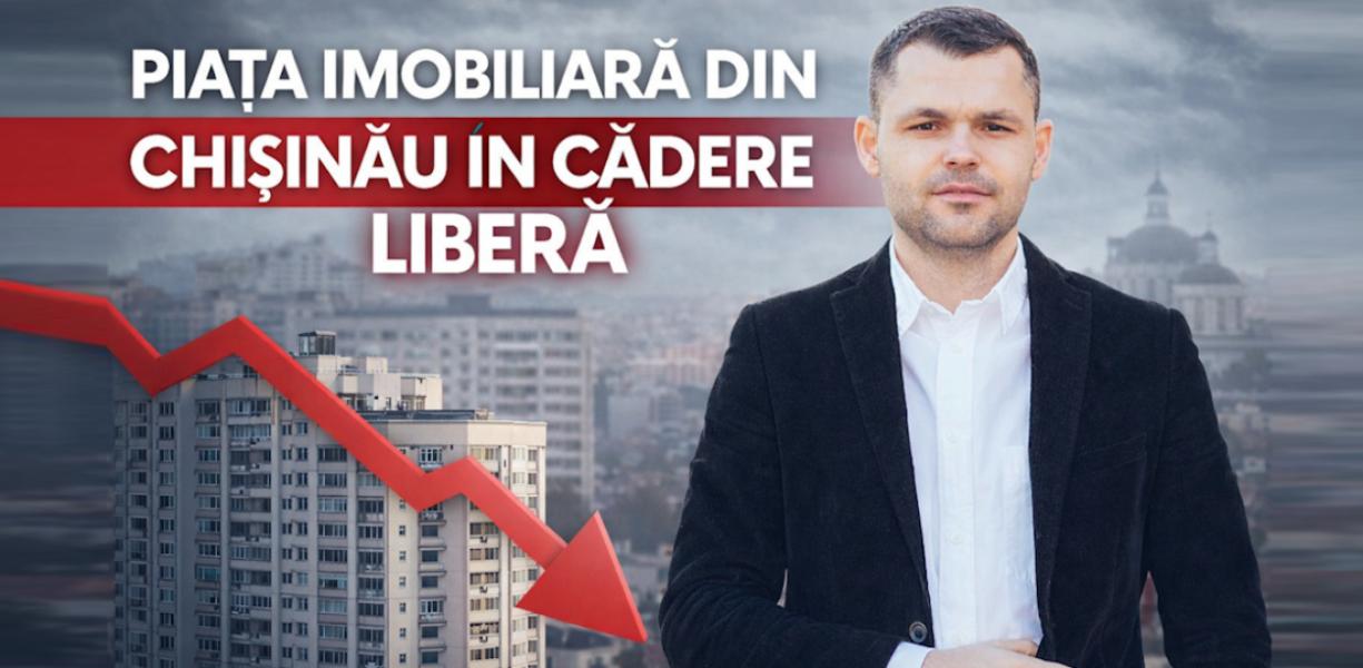 Piata imobiliara din Chișinău în cădere liberă -  Trim 1 - 2026