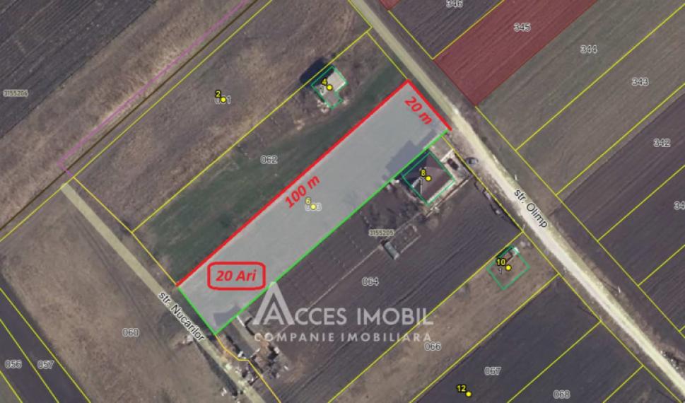 Teren pentru construcții 20 ari! Zăicana, str. Olimp!: 3