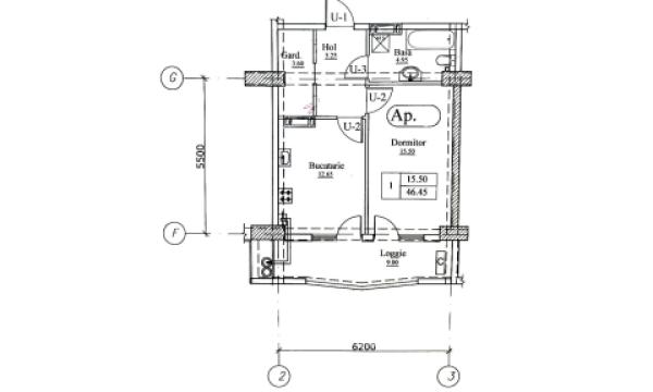 Newton House! Botanica, str. Grădina Botanică, 1 cameră. Variantă Albă!: 12