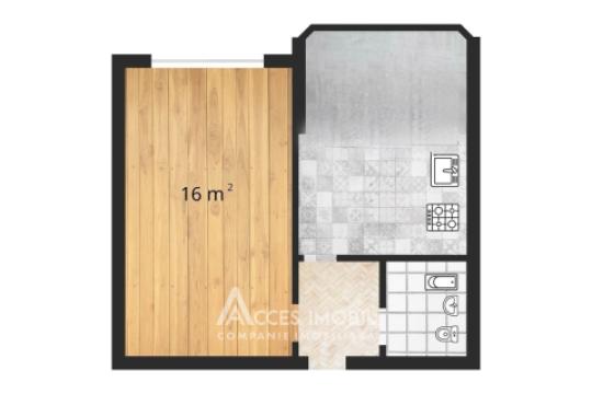 Botanica, Cuza Voda avenue, 1 room. Middle position!: 9