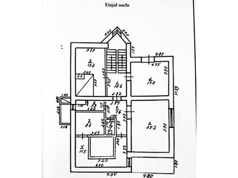 Casă! Centru, str. Nucarilor, 5+ camere + living, 510m2 + 6 ari. Încălzire autonomă!: 13