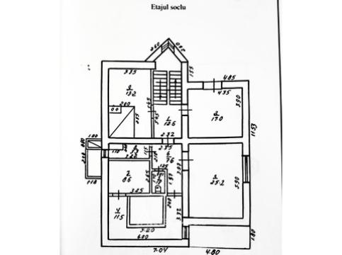 Casă! Centru, str. Nucarilor, 5+ camere + living, 510m2 + 6 ari. Încălzire autonomă!: 13