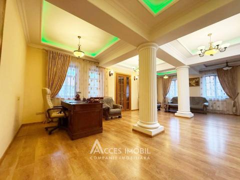 Chirie! Durlești, str. Toma Alimos, 4 camere + living, 250m2 + 6 ari. Euroreparație! Încălzire autonomă!: 2