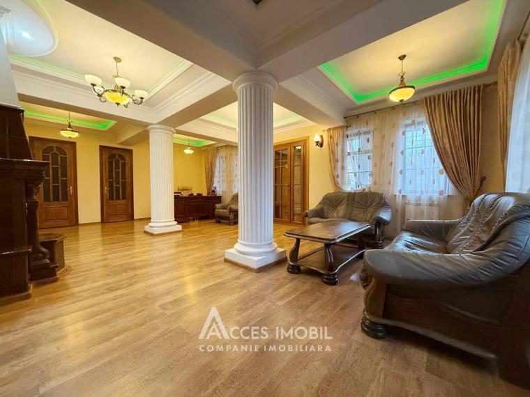 Chirie! Durlești, str. Toma Alimos, 4 camere + living, 250m2 + 6 ari. Euroreparație! Încălzire autonomă!: 3