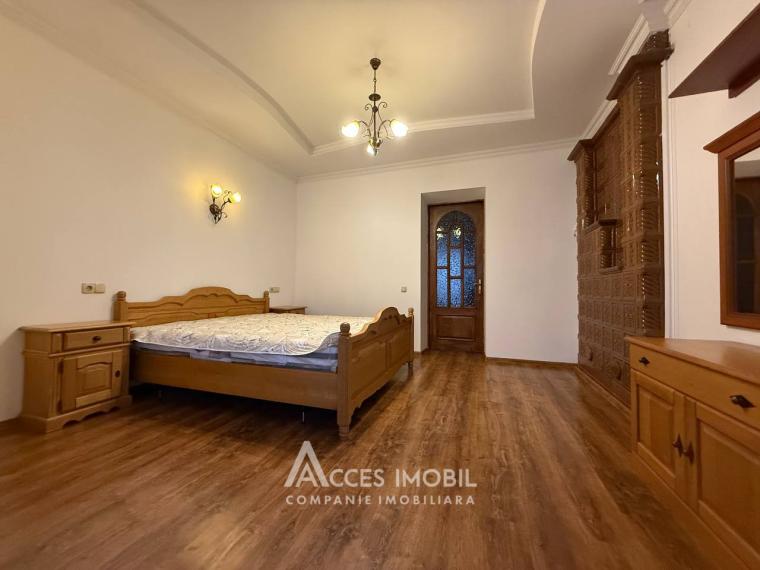 Chirie! Durlești, str. Toma Alimos, 4 camere + living, 250m2 + 6 ari. Euroreparație! Încălzire autonomă!: 4