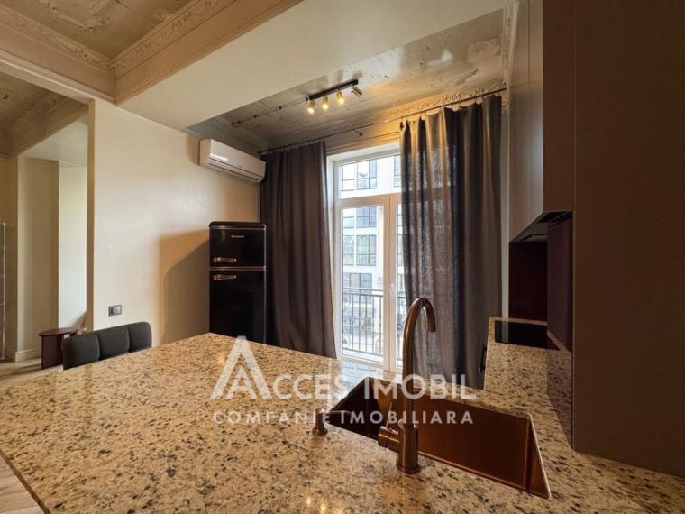 Аренда! Новострой! Центр, ул. Александру чел Бун, 1 комната + гостиная. Евроремонт!: 6