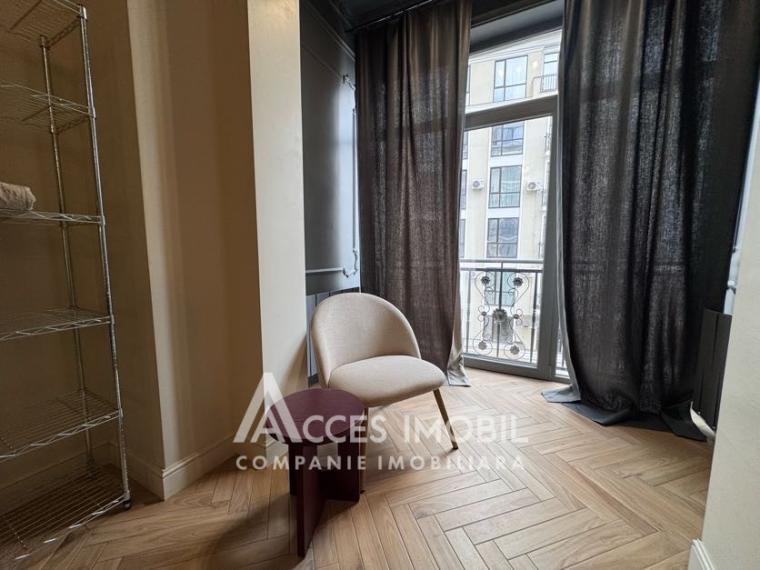 Аренда! Новострой! Центр, ул. Александру чел Бун, 1 комната + гостиная. Евроремонт!: 12