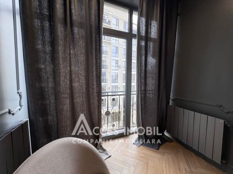 Аренда! Новострой! Центр, ул. Александру чел Бун, 1 комната + гостиная. Евроремонт!: 11