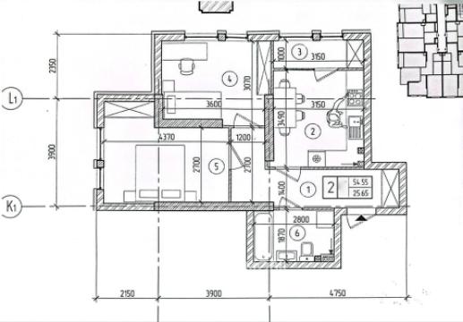 SkyHouse! Botanica, șos. Muncești, 2 camere! Varianta Albă!: 6