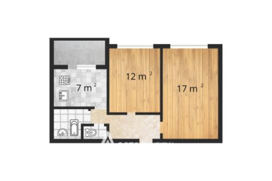 Чеканы, бд. М. Чел Бэтрын, 2 комнаты. Середина дома!: 7