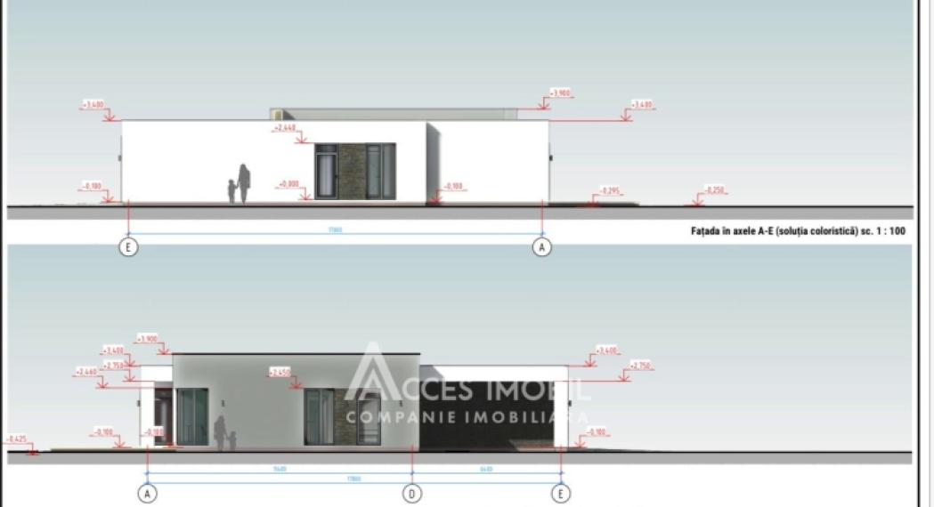 Casă în Cojușna, str. Muşatinilor, 140m2 + 12 ari! Variantă albă!: 17