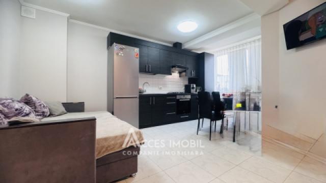 Bloc Nou! str. Cartușa, Durlești, 1 cameră + living. Euroreparație!: 2