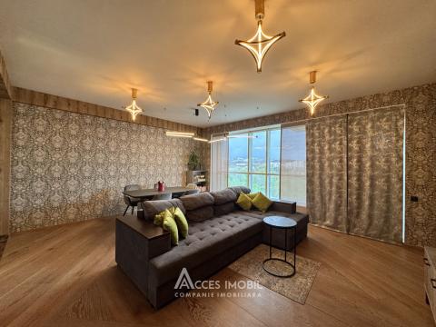 Bloc Nou! Centru, bd. Ștefan cel Mare, 2 camere + living. Euroreparație!: 1