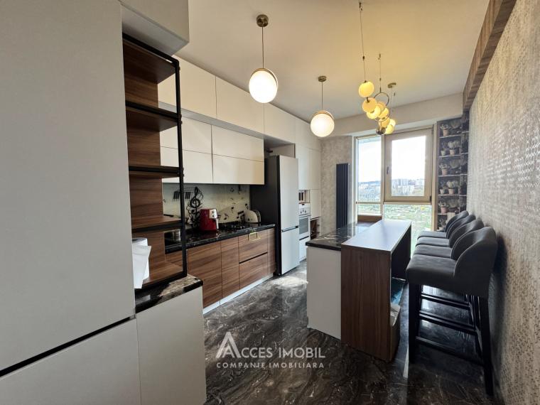 Bloc Nou! Centru, bd. Ștefan cel Mare, 2 camere + living. Euroreparație!: 6