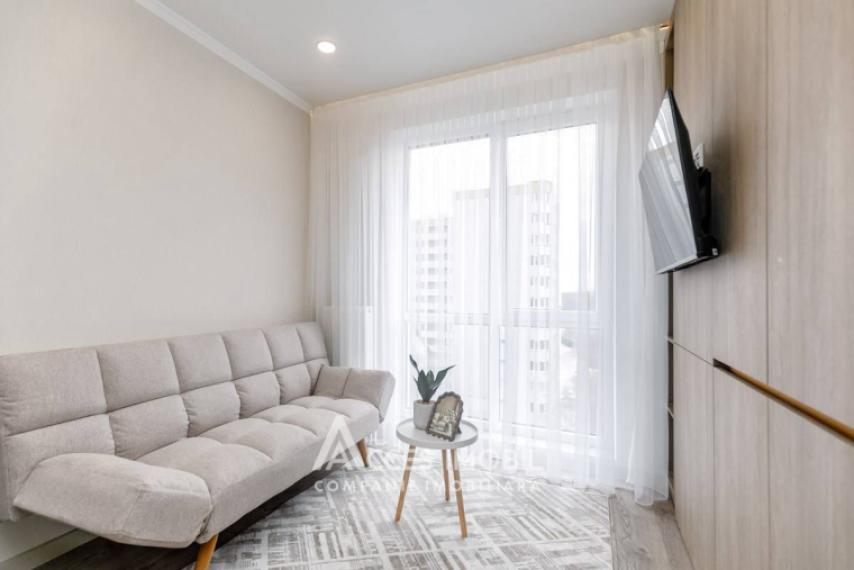 Chirie! Bloc nou! Botanica, str. Băcioii Noi, 1 cameră + living. Reparație Premium!: 5