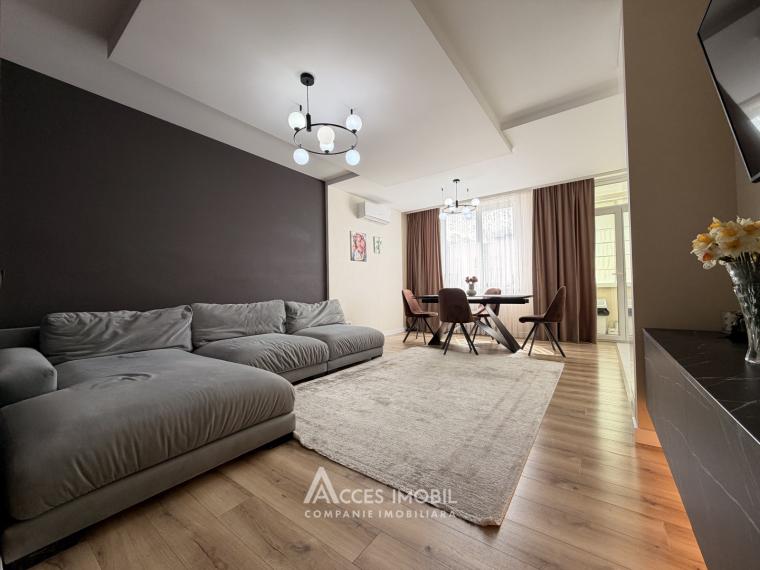 Bloc Nou! Botanica, str. Grenoble, 3 camere + living! Euroreparație!: 3