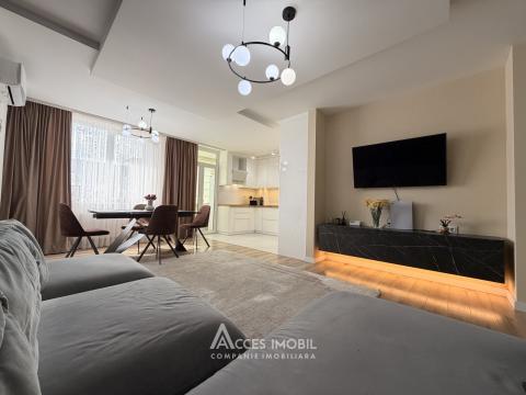 Bloc Nou! Botanica, str. Grenoble, 3 camere + living! Euroreparație!: 4