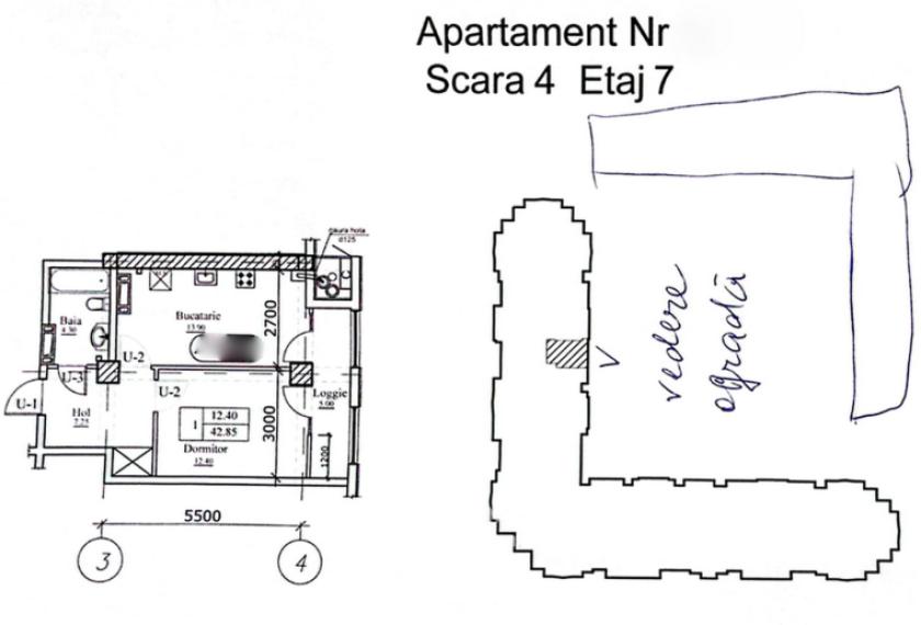 Newton House! Botanica, Gradina Botanica street, 1 room. White Version!: 6