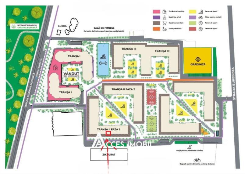 Newton House! Ботаника, ул. Грэдина Ботаникэ, 1 комнатa. Белый Вариант!: 14