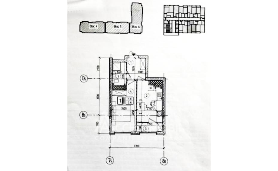 SkyHouse! Botanica, str. Cetatea Albă, 1 cameră! Varianta Albă!: 1