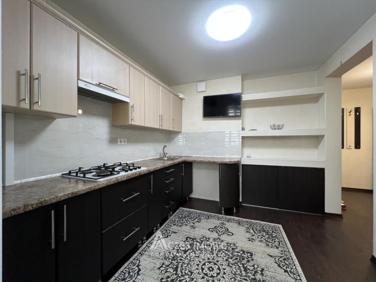 Râșcani, str. Tudor Vladimirescu, 1 cameră, 43m². Euroreparație! Seria 143!: 2