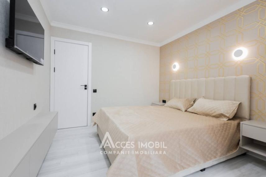 Bloc nou! str. Ialoveni, Telecentru, 2 camere + living. Euroreparație!: 1