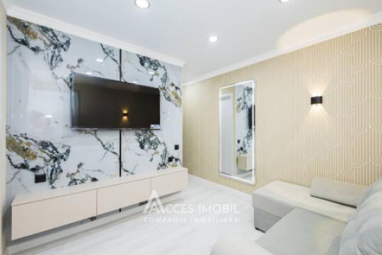 Bloc nou! str. Ialoveni, Telecentru, 2 camere + living. Euroreparație!: 4