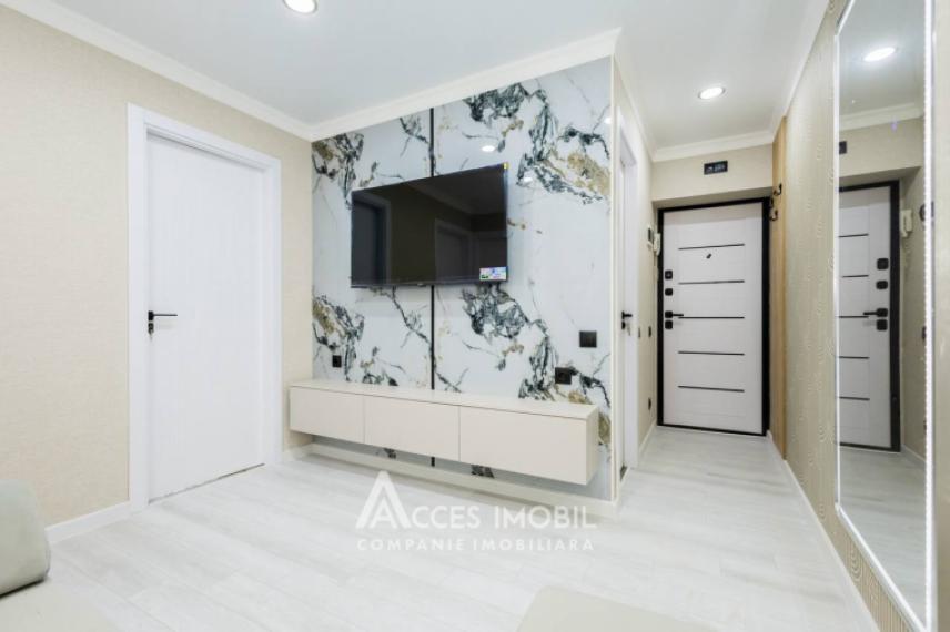 Bloc nou! str. Ialoveni, Telecentru, 2 camere + living. Euroreparație!: 5