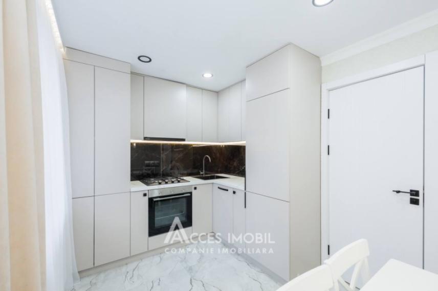 Bloc nou! str. Ialoveni, Telecentru, 2 camere + living. Euroreparație!: 6