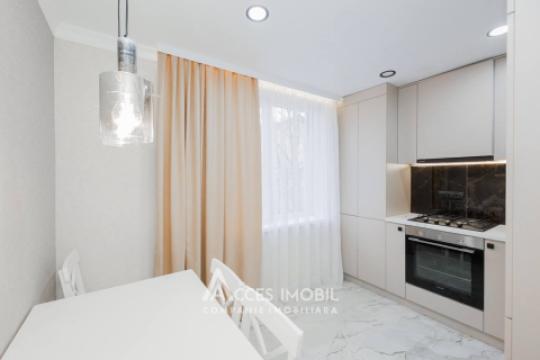 Bloc nou! str. Ialoveni, Telecentru, 2 camere + living. Euroreparație!: 7