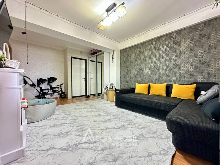 Bloc Nou! str. Unirii, Stăuceni, 2 camere + living. Euroreparație!: 2