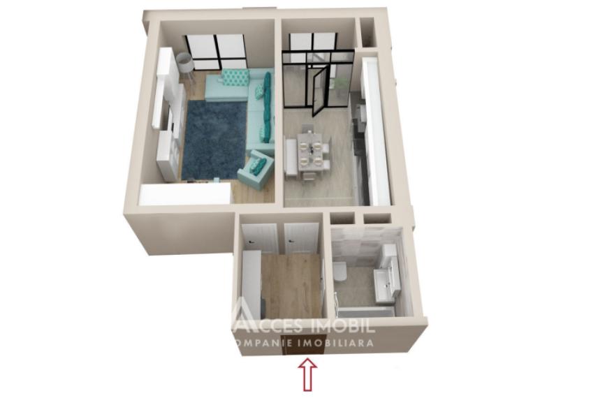 Carpeni! Botanica, str. Burebista, 1 cameră. Euroreparație!: 12