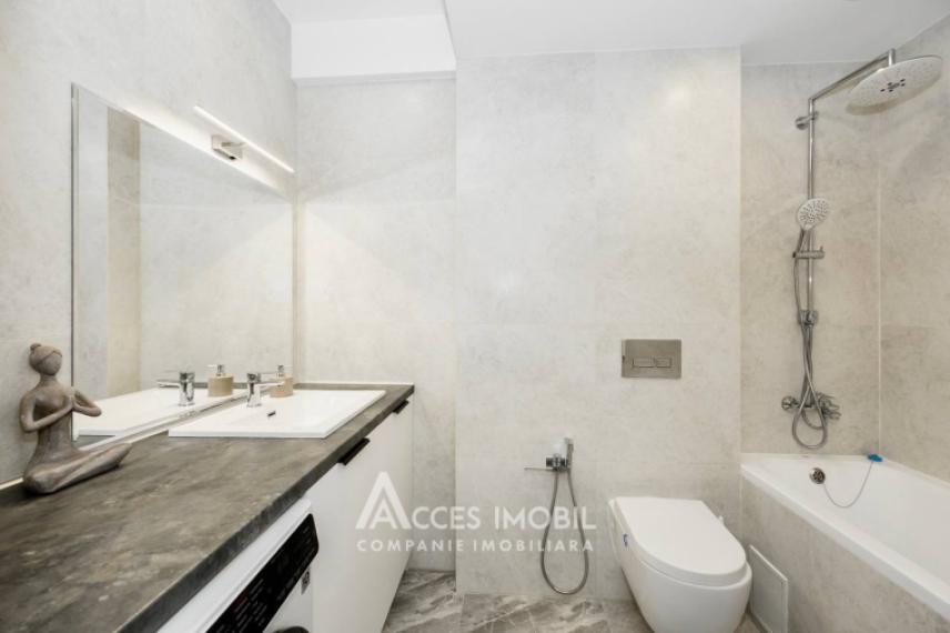 Varincom! Râșcani, bd. Renașterii, 2 camere + living. Euroreparație!: 9