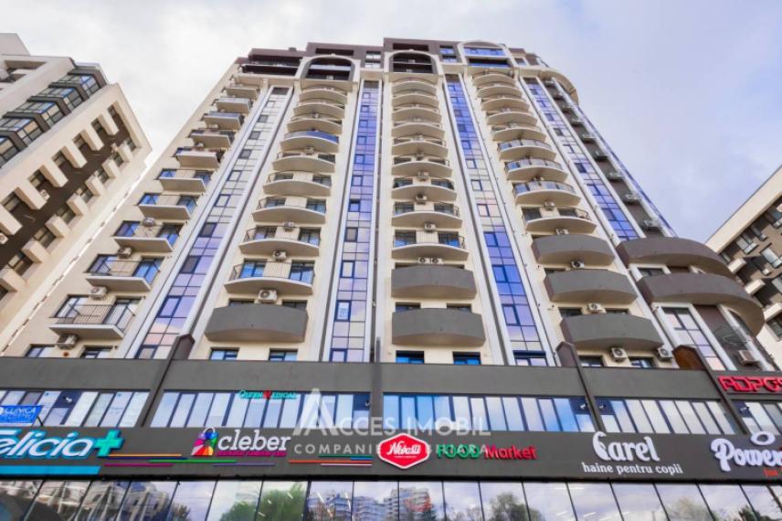 Varincom! Râșcani, bd. Renașterii, 2 camere + living. Euroreparație!: 12