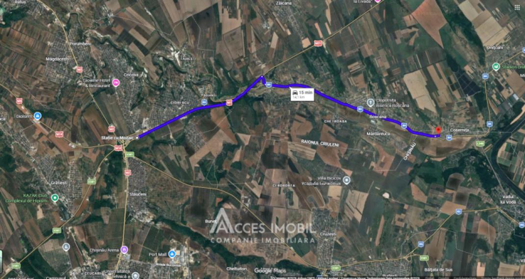 Teren pentru construcții 8 ari! Coșernița, str. Mihai Eminescu!: 3