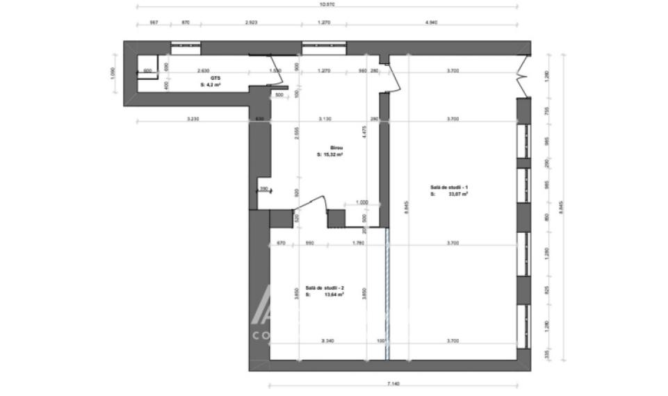 Chirie! Spațiu Comercial 67m2! Centru, str. Mitropolit Dosoftei!: 14