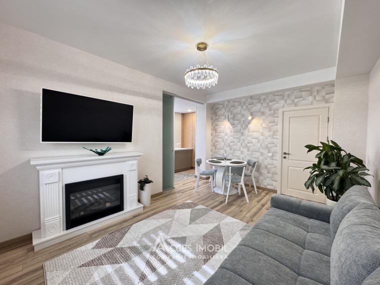 Stroy Invest! str. Liviu Deleanu, Buiucani, 3 camere + living. Euroreparație!: 3