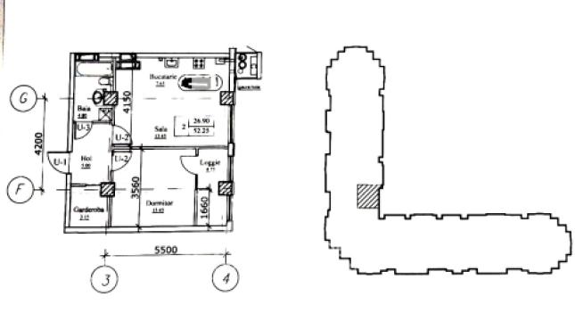 Newton House! Botanica, str. Grădina Botanică, 1 cameră + living. Variantă Albă!: 1