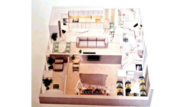 Newton House! Botanica, str. Grădina Botanică, 1 cameră + living. Variantă Albă!: 2