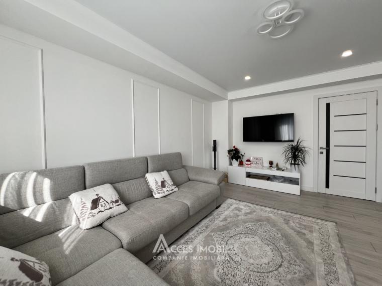 Bloc Nou! str. Nicolae Dimo, Durlești, 2 camere + living. Euroreparație!: 2