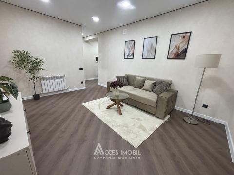 Bloc nou! Durlești, str. Tudor Vladimirescu, 2 camere + living. Euroreparație!: 2