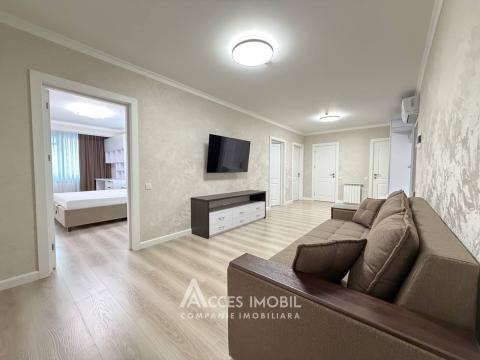 Аренда! Новострой! Чеканы, бул. Мирча чел Бэтрын, 2 комнаты + гостиная. Евроремонт!: 5