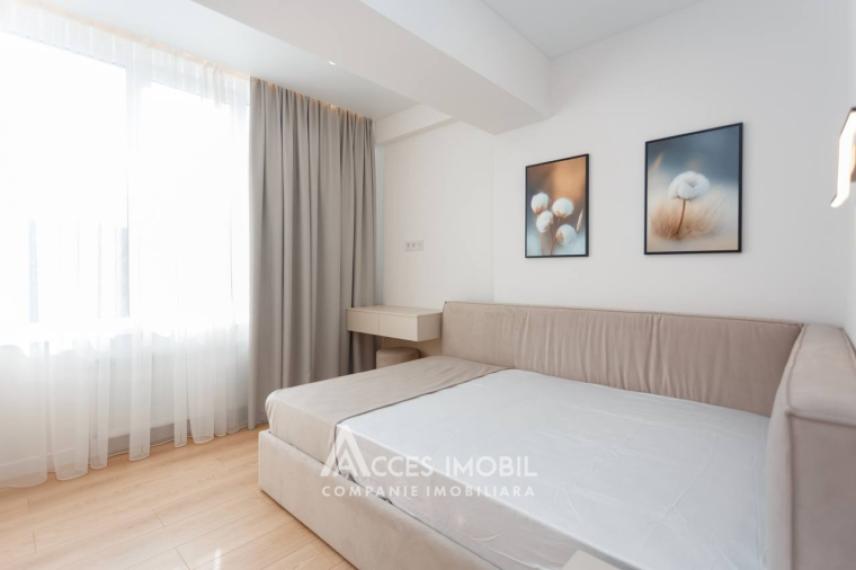 Bloc nou! Durlești, str. Tudor Vladimirescu, 2 camere + living. Euroreparație!: 4